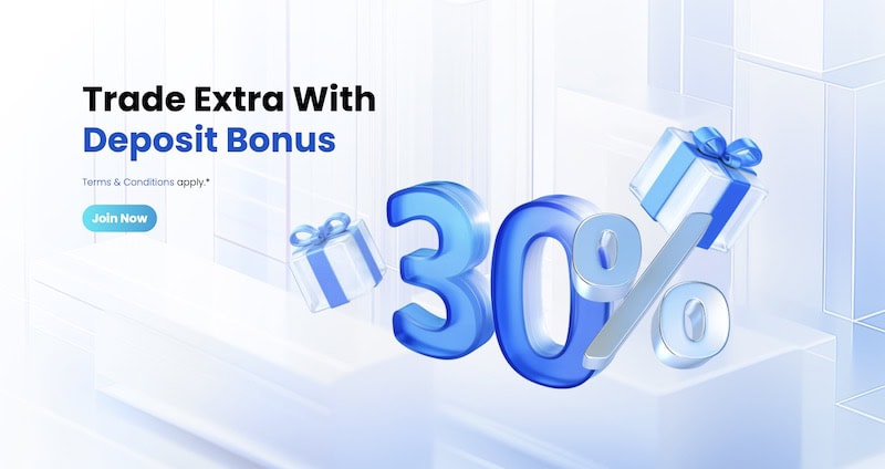 TMGM ─ 30% Deposit Bonus
